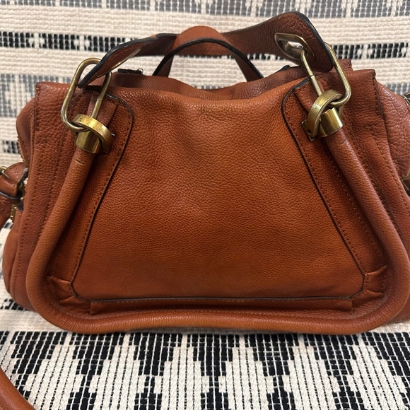 Chloe Brown Leather Shoulder Bag - Picture 3 of 14